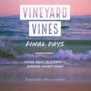 See Closet for vineyard vines Items!